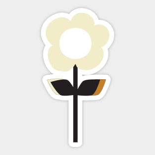 retro flower Sticker